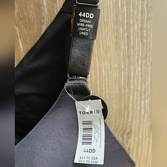 Torrid NEW Wire Free Charcoal Comfort Bra - Picture 4 of 5